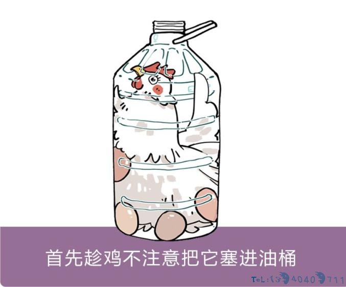 鸡蛋究竟是如何被塞进塑料桶里的？看完整个过程让人哭笑不得